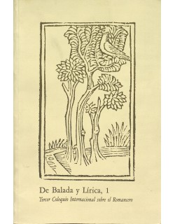 De Balada y Lírica, 1. Tercer Coloquio Internacional del Romancero.